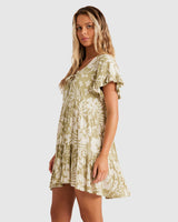 Billabong Off Tropic Tiered Dress